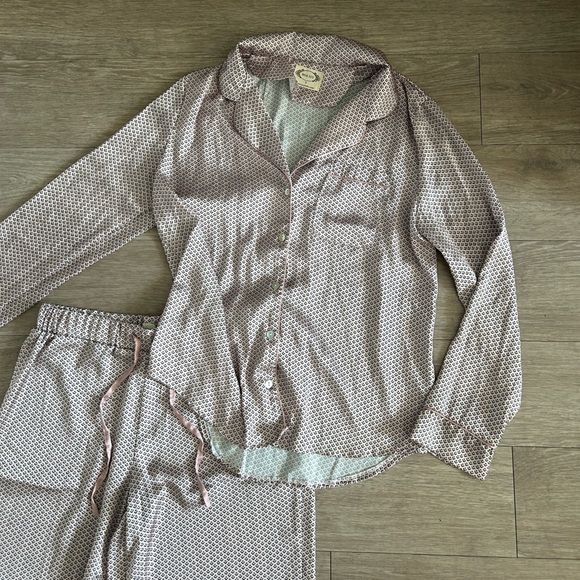 Mia Joy Silk Pajama Set - Picture 1 of 3